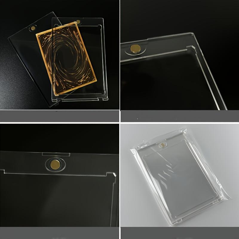 5/10pcs Transparent Display Boxes with Magnetic Closure, Plastic Storage Cases for Credit Cards, Organizer for Business Cards
