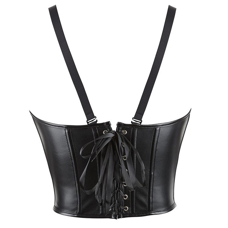 Leather Camisole Corset with Body Shaping and Abdomen Control