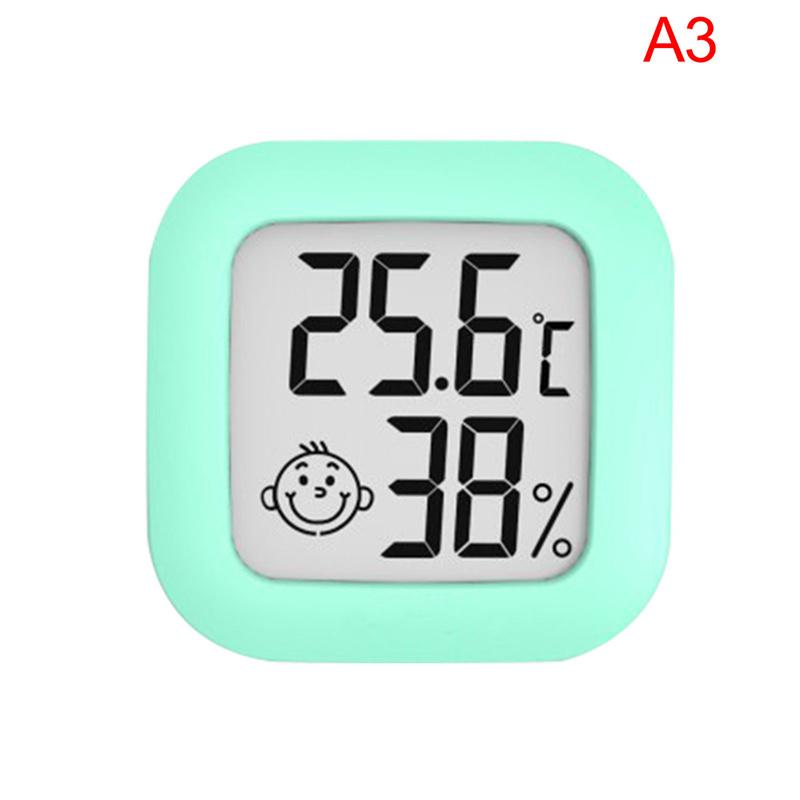 Lcd Electronic Digital Temperature Humidity Meter Thermometer Indoor Clock