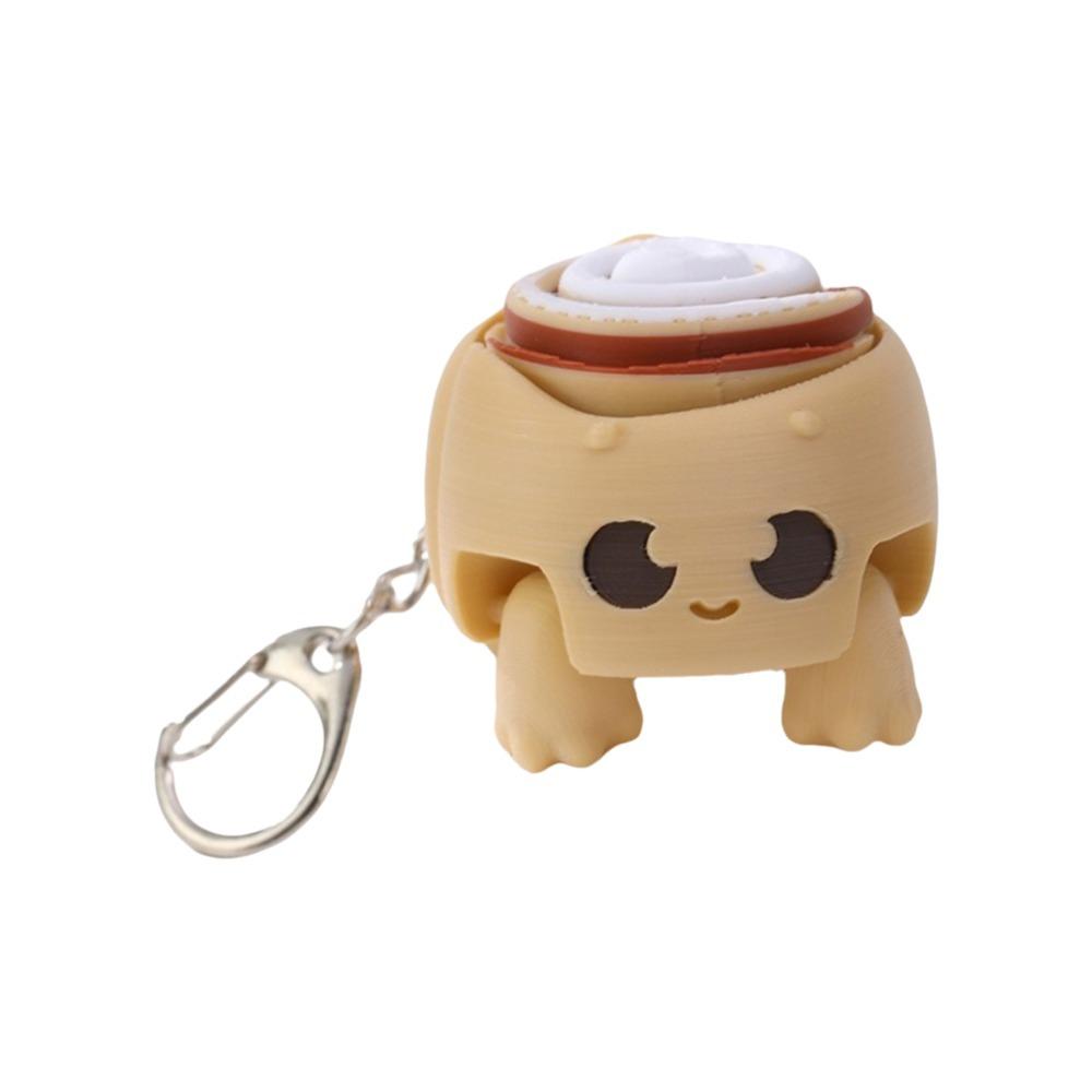 Funny Foods Clicker Key Chain Simulation Sensory Clicker Toys Fidget Clicker Kids Birthday Party