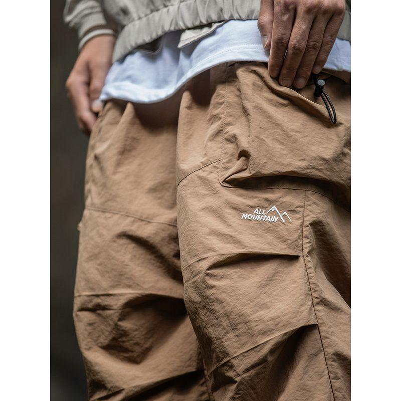 Wassup Outdoor Waterproof Functional Cargo Pants Unisex Wear Spring/Summer Loose All-Match Adjustable Leg Shaping Pants Sports