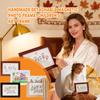 50 Wooden Art Frames | Interchangeable Storage Boxes, Classic Horizontal Magnetic Frames For Children's Drawings, Family Photos, And Artwork