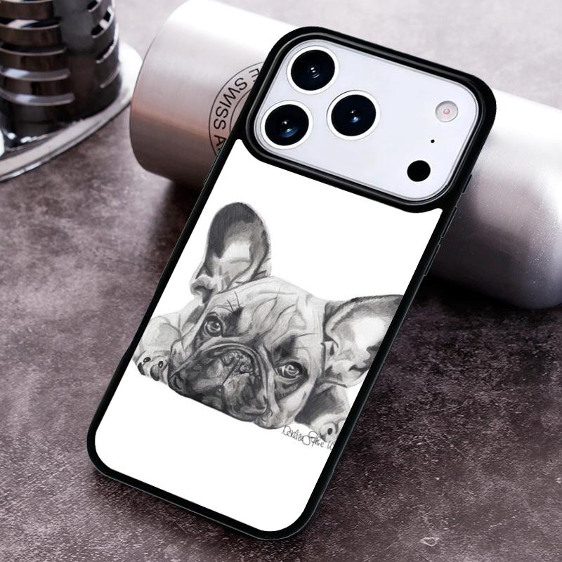 Cute French Bulldog Boston Terrier Phone Case For iPhone 17 16 15 14 13 12 11 Pro Max Plus 17Air Soft Silicone Cover