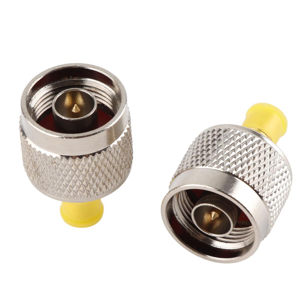 2pcs Type N Male To SMA Female RF Connector Coaxial Adapter Test Converter