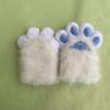 Kig animal scratch squeaky nail free furry animal paw gloves cos cat paw cute plush prop accessories