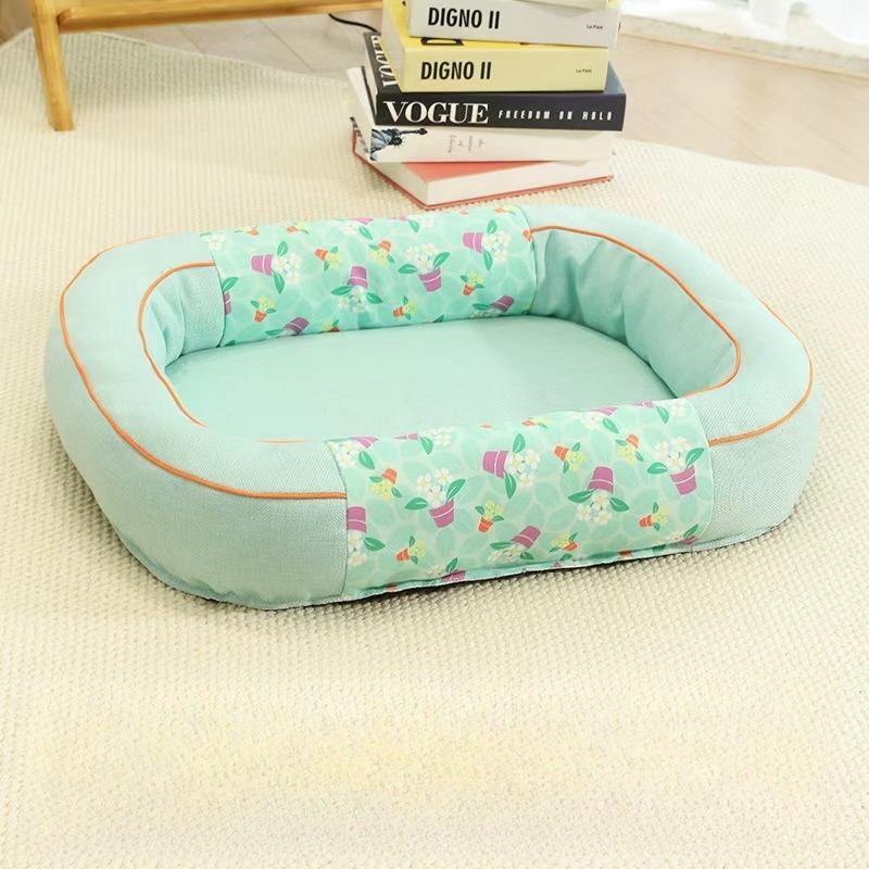 Rectangular Pet Accessories Washable Thickened Cat Bed Mats Scratch Resistant Wear-resistant All Season Universal Pet Beds Large Space Kennel 1pc