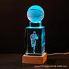 Crystal Engraved Kobe Basketball Star Luminous Night Light
