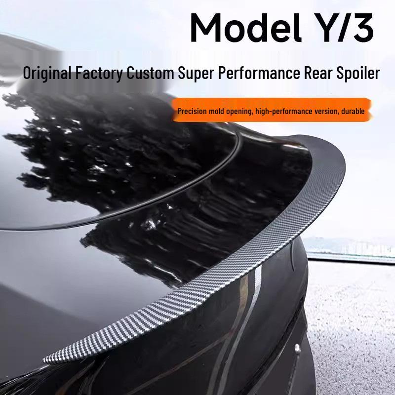 Tesla Model Y/3 Dry Carbon Fiber Tail Wing Sport Body Kit Accessories