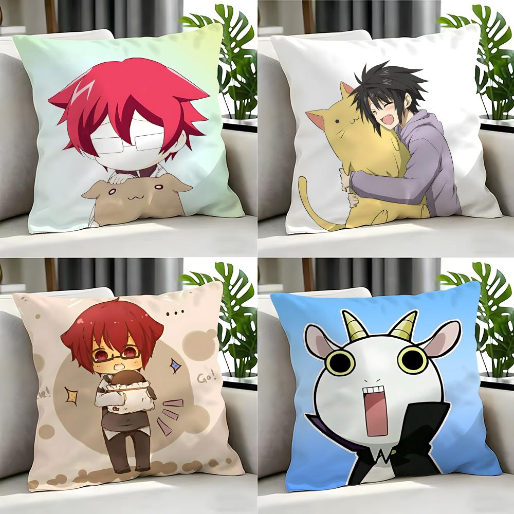 Anime CCuticle Tantei Inaba Cushion Cover Cushion Cover Set Pcs x x x Pillowcase Decorative Sofa Home Decor