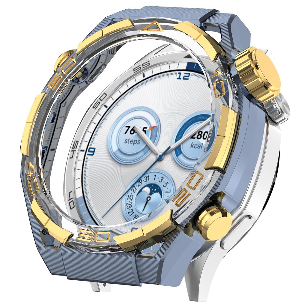 Dla Huawei Watch GT 5 46mm Etui Puste Wzornictwo Twarda Osłona Ochronna z PC Odporna na Zarysowania