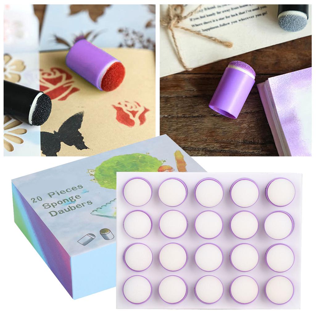 Finger Sponge Dauber Art Ink Craft Drawing Sponge Chalk Stamping Painting Tool