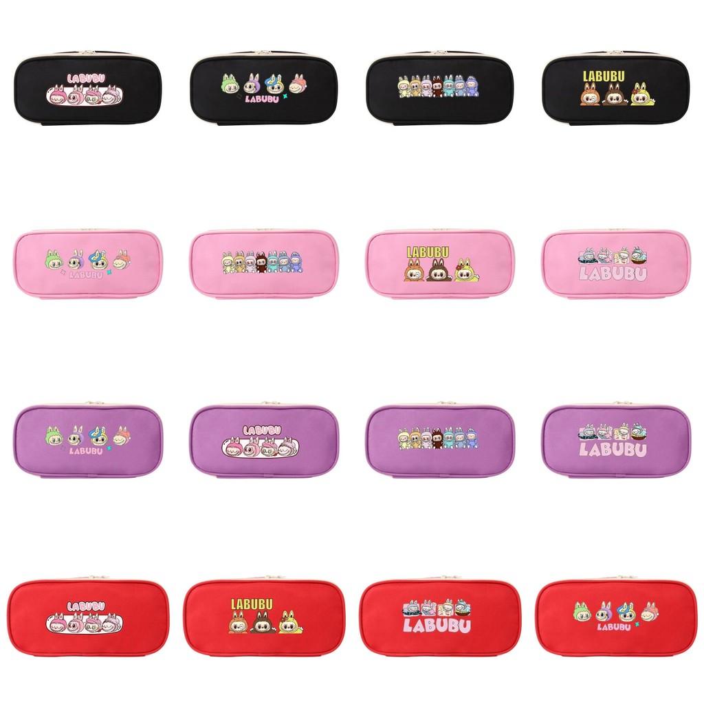 Pattern Canvas Printing Stationery Bag Student Storage Pen Gift Case