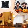 Halloween Ghost Pillow Cover 45x45cm Sofa Backrest Ghost Pillowcase Invisible Zipper Soft Ghost Decoration For Couch Chair Sofa