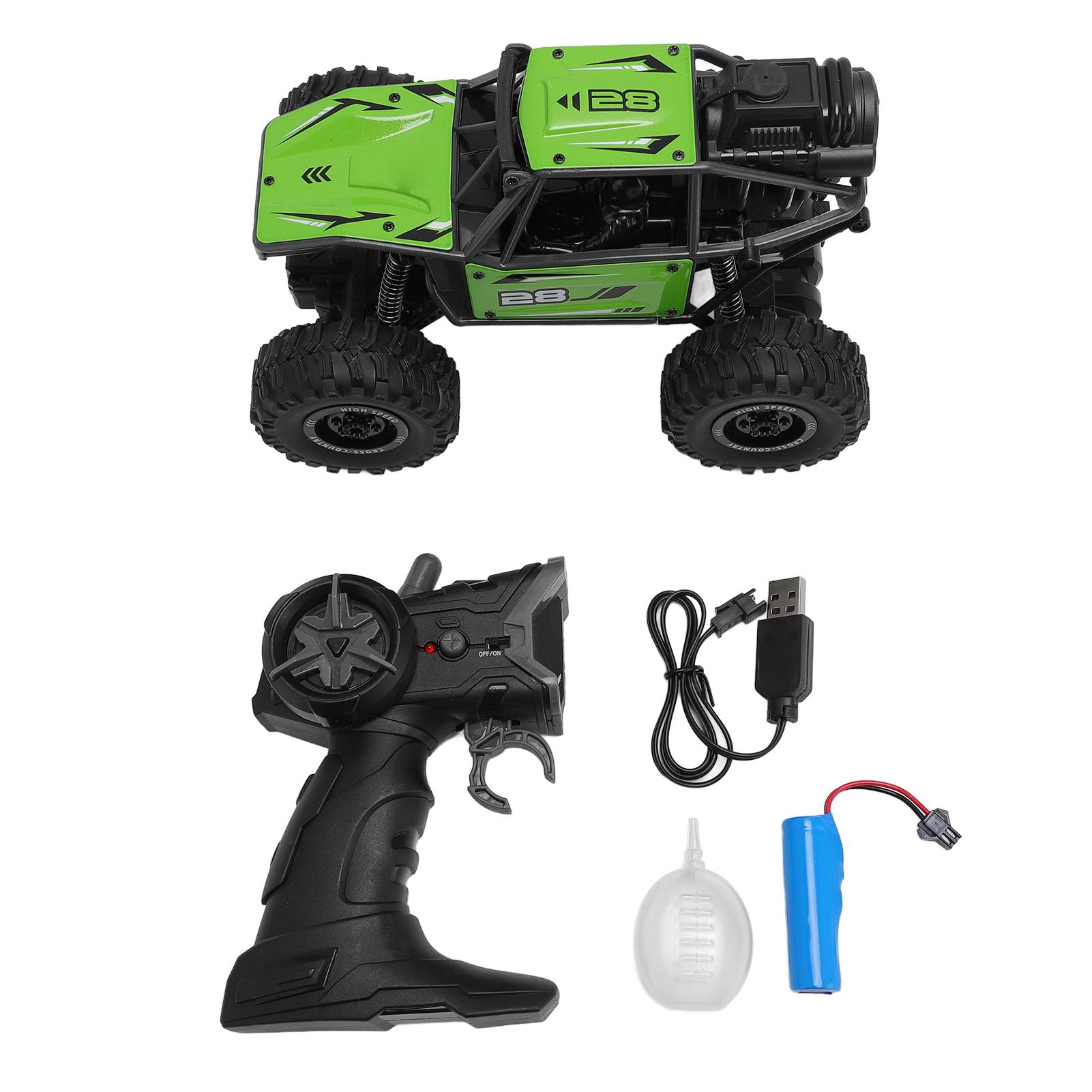 

Детская игрушка на радиоуправлении 2.4G пульт дистанционного управления 5-канальный сплав спрей восхождение внедорожный автомобиль игрушка для зелёный