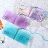 Transparente Wasserdichte Faltbare Geldbörse Kleine Kreditkartenbörse Business-Ausweis Mini-Foto-Kartenhalter Beutel Mit Halsband Geschenk