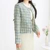 Morris Coming Home Long Sleeve Jacket Check Pattern Fringe Tweed M2602jk022a
