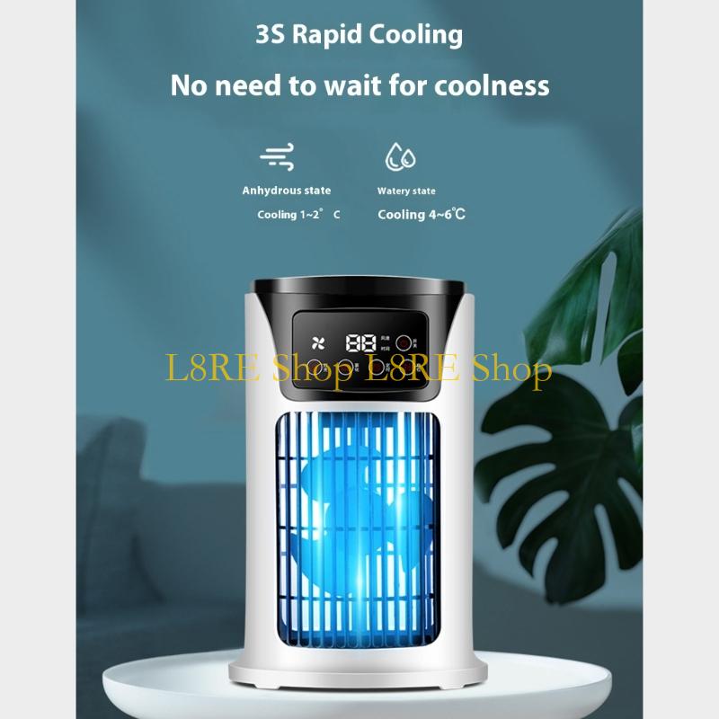 L8RE Portable Air Coolers 300ml Mini Air Conditioner With 6 Speed 6H Timer