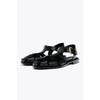 Sexy Hollow Narrow Flat Sandal Women Fashion Metal Ankle Buckle Design Gladiator Sandal Cozy Lightweight Beach Sandal