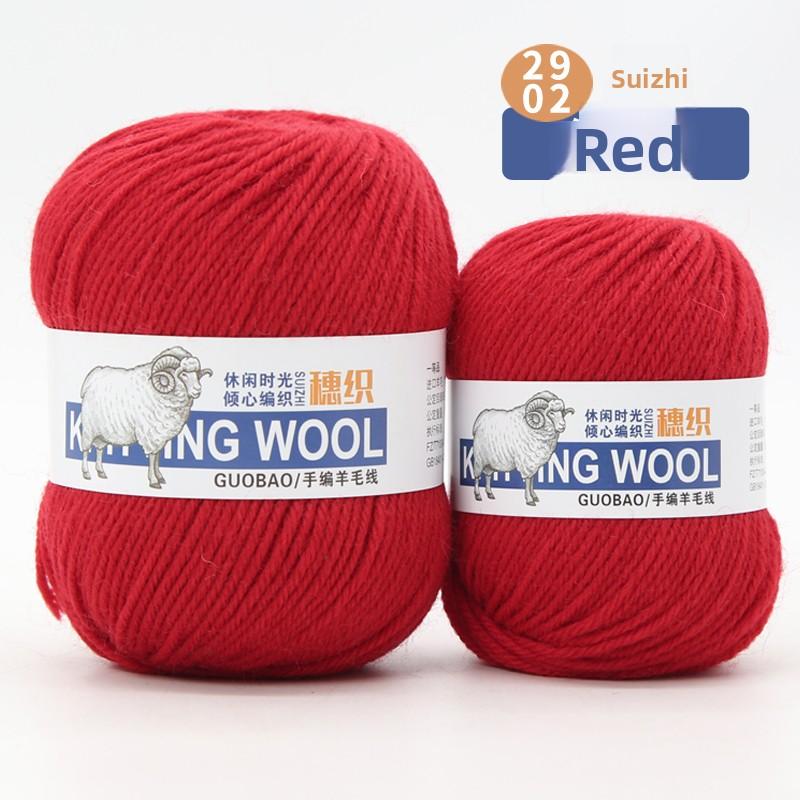 290 Pure Wool Yarn Hand Knitted Medium Thick Wool Yarn for Sweater Scarf Coat Hat Needle Wool Yarn Ball Fashion Accessories