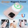 For iPhone 16 Pro Max Magnetic Case Protective Liquid Silicone Phone Cover