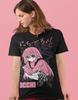 Hitori Gotou Anime Rock Girl Anime Girl Yamada Nijika Ijichi  - Black Unisex T-Shirt