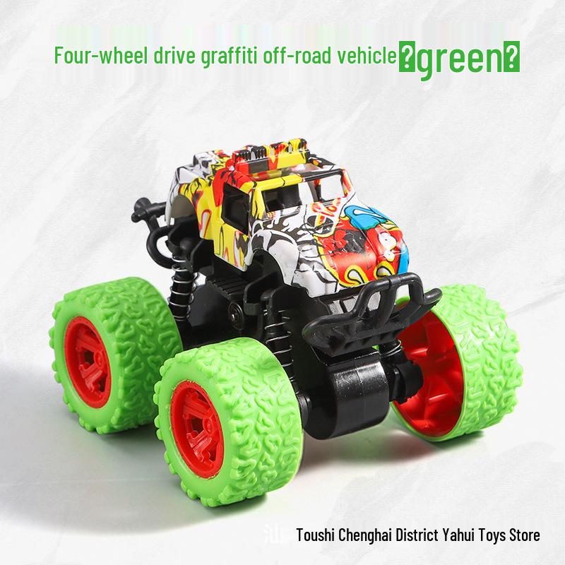 Douyin Kids' Toy Stunt Off-Road 4WD Car Model