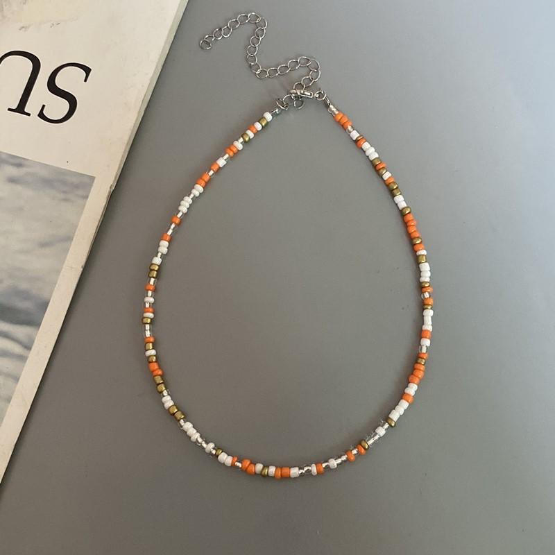 New Seed Beads Bohemia Choker Chain Fashion Charm Collar Colorful Handmade Colar Collar Necklace Jewelry Femme