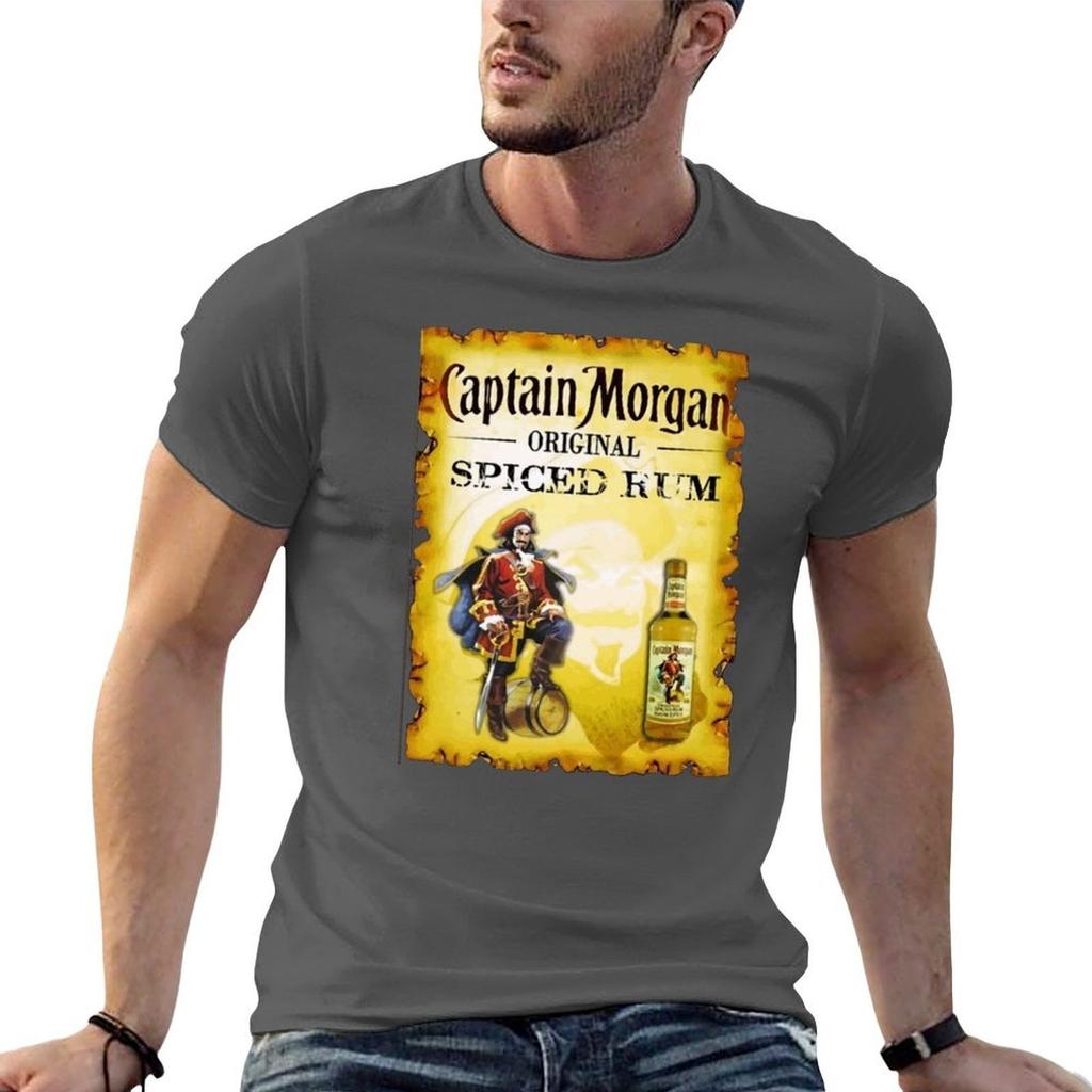 Captain Morgan T-Shirt T-Shirt Individueller Druck Lustige T-Shirts Unisex-T-Shirt