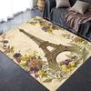 2025 New Paris Eiffel Tower Carpet Rug for Living Room Bedroom Home Sofa Decoration,Kids play Non-slip Floor Mat95
