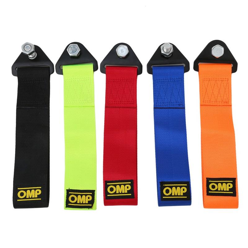 

Набір буксирних ременів Strength Racing для буксирувального гака переднього заднього бампера чорний