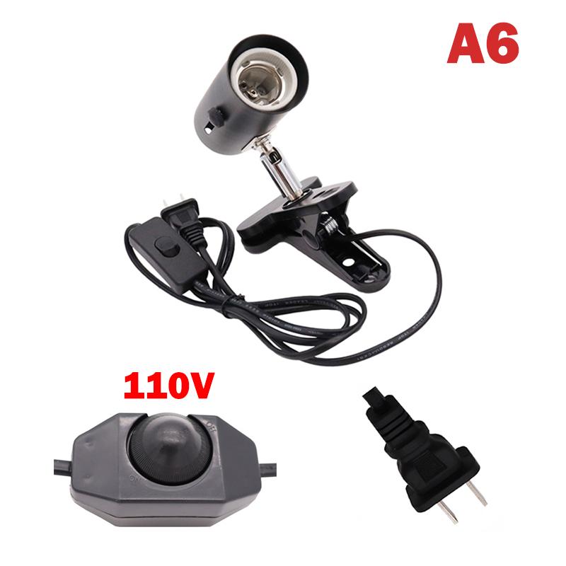 Uva+Uvb Reptile Lamp Kit Clip-On Ceramic Light Holder Turtle Basking Uv Heating