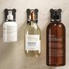 Wall-Mounted Shower and Soap Dispenser: No-Drill Shampoo & Hand Soap Rack for Bathroom Storage.