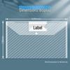 Xuntu Thickened Transparent Twill Bags