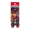 VESSEL Ball Grip Quick Catcher Galaxy Set of 2 with Bit Holder (Red) QB-22K2GRE