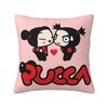 Funny Pucca Garu Anime Square Pillowcase Cushion Cover Pillow Case Throw Pillow Cover for Home Bedroom Car