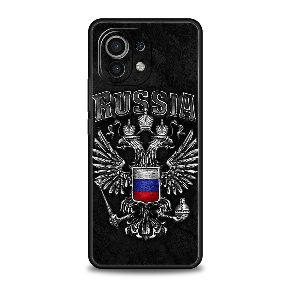 

Russian Flag Phone Case For Xiaomi 17 14 15 13 14T 13T 12T 11T Pro 12 11 Lite Poco X7 X5 X3 NFC F7 F6 Soft Cover Mi 11 Lite