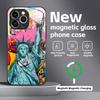 Banksy Graffiti Art  Phone Case For iPhone17 16 15 14 13 12 11 X XR XS 8 Plus Mini Pro Max Glass Magnetic Case