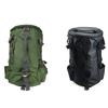 Cylindrical Multifunctional Fishing Backpack: Lure & Rod Bag, Tactical Sea Fishing Gear, Casual Outdoor Use.