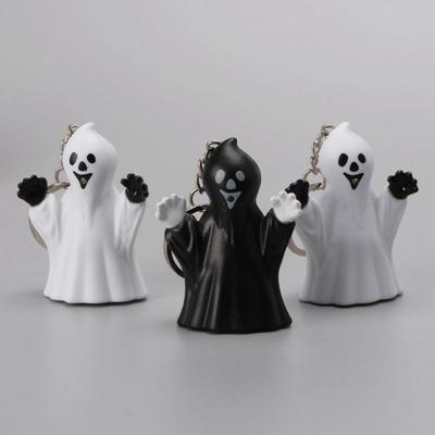 Pendant Bat Sound Lighting Keychain Halloween Keychains Bag Pendant Glow Keychains Key Rings