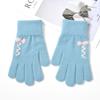 Full Finger Cute Warm Gloves Nylon  Gloves Harajuku Knitted Mittens  Outdoor