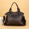 Retro Women's Bag Middle-aged and Elderly Women's Mother's Bag Single-shoulder Crossbody Handbag Soft Leather Bag