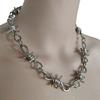 Punk Jewelry Set Barbed Wire Brambles Necklace Bracelet for Motorcyclists Bikers