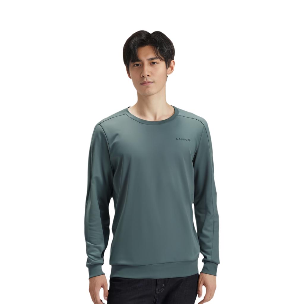Li Ning Fitness Series Sweatshirt Men's Snail Dark Cyan AWDU869-2