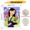 Disney Mulan Mushu DIY Oil Painting Art Painting Kit Home Wall Decor Handmade Gift Beautiful Anime Figure Wall Art Canvas Painting