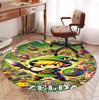 The Legend of Zelda Pattern Round Rug, Indoor/Outdoor Mat, for Picnic, Gameroom, Bedroom, Office, Living Room, Home Decor Carpet, Birthday Gift