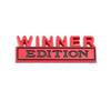 1Pc 3D Metal Winner Edition Logo Car Front Grille Badge Side Fender Rear Trunk Emblem Sticker Decal
