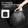 Car Cable Charging Gun Fireproof Organizer Storage Bag Tool For Nissan Qashqai Juke Sentra Altima Versa Maxima Almera Rogue