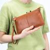 Women's Genuine Leather Crossbody & Clutch Bag: Soft Cowhide, Versatile Handbag