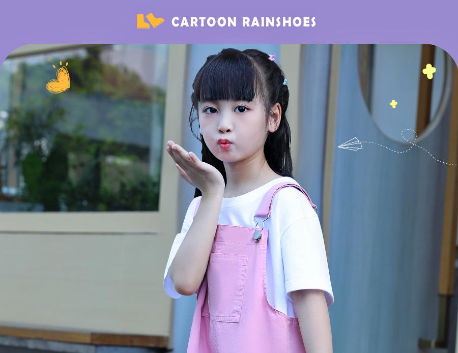 Children's Waterproof Non-Slip Silicone Rain Boot Covers: Durable, Dirt-Proof, Reusable for School Outdoors