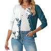 Women's Fashionable, Casual, Comfortable Floral Cardigan Jacket